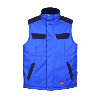 China Winter Custom Men's Clothing Fashion Workwear Uniform Breathable Quilted Body Work Warmer Vest OEM Vest for sale