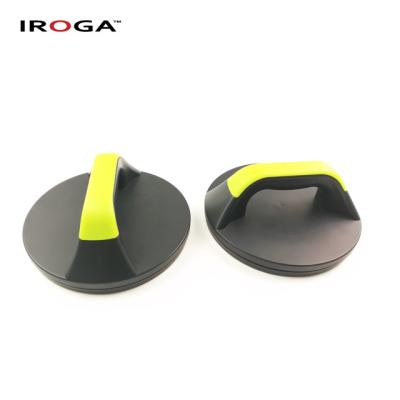 China Home Gym Iroga Fitness Rotate Push Up Bars Hold Up Handle for sale