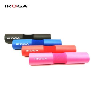 China Sqaut Iroga Custom Logo Fitness Barbell Pad Squat Pad With Strap And Bag for sale