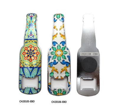 China No Rust Logo Metal Stainless Steel Custom Heat Transfer Printing Sublimation Bottle Opener for sale