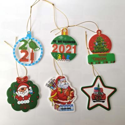 China Viable Personalized Acrylic Christmas Tree Decorations Holiday Ornament Christmas Gift Acrylic Ornament for sale