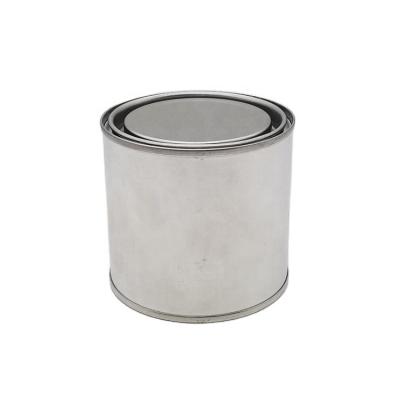 China Heat resistant; Silver Corrosion Perfume Oil 8oz Paint Tin Candle Resistance Jars for sale