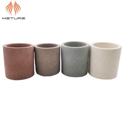 China Indoor Various Water Proof Red Gray White Terrazzo Cement Flower Planters for sale