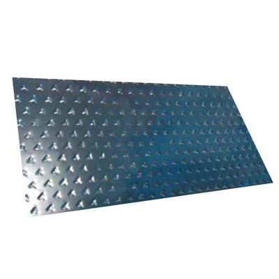 China Metal Building Tear Drop Pattern Galvanized Zinc Coated Checkered Steel Plate for sale