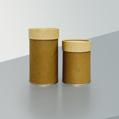 China Wholesale Biodegradable High Quality Round Cylinder Packaging Paper Tube Cheap Tea Paper Tube Packaging For Nut Snack Cookie for sale