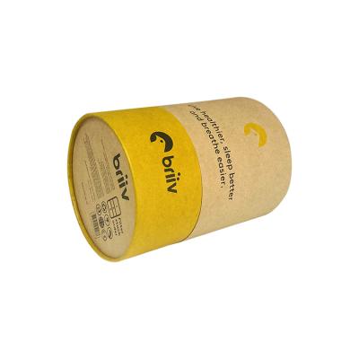 China Biodegradable Custom Recycled Cylinder Packaging Kraft Paper Cardboard Tubes for sale