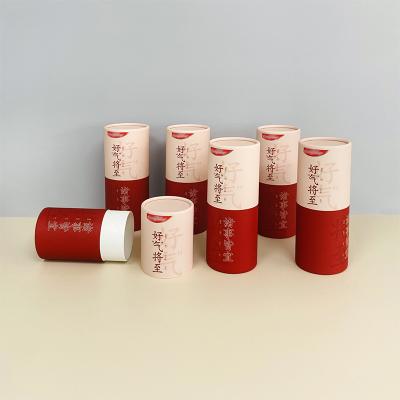 China Biodegradable Custom Cylinder Round Cardboard Kraft Paper Tube For Mouthwash Individually Packed for sale