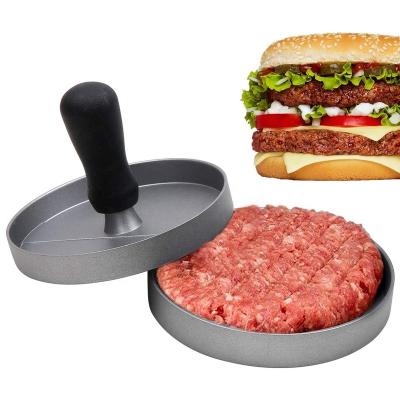 China Sustainable Non-Stick Food Grade Cast Aluminum Burger Press Burger Press Patty Maker Mold with 4.5 in. of diameter for sale