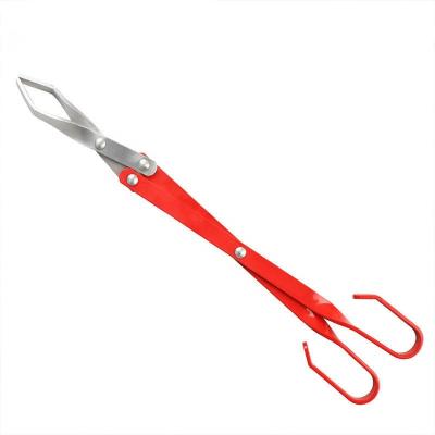 China Durable aluminum scissor tongs grill tongs for camping, BBQ tongs, BBQ charcoal tongs for sale