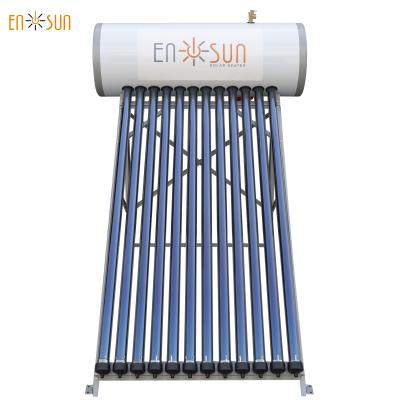 China Outdoor 120 Liter High Pressure Solar Water Heater Vacuum Tubes With Galvanized Steel for sale