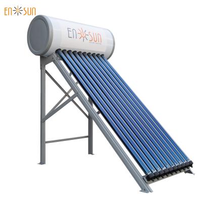 China Latest Outdoor Chinese Compact High Pressure Solar Vacuum Tube Water Heater System For Hotel Home Use for sale