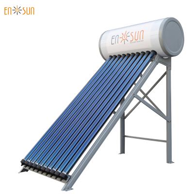 China 100 Liters Pressure Home Galvanized Steel Solar Tube Water Heater Outdoor For Rooms Or Outdoors for sale