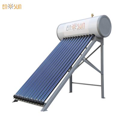 China Small Outdoor Pressurized Solar Solar Thermal Heater 120l Water Heater With Heat Pipe Vacuum Tubes for sale