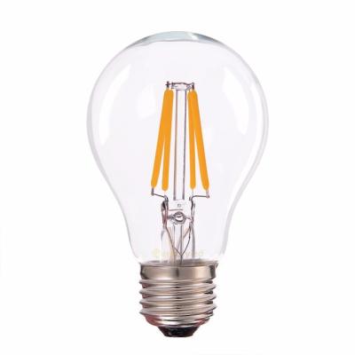 China Hot Selling Cheap Warehouse E27 B22 Filament Vintage LED Straight Light Bulbs A67 12W Non-Dimmable for sale