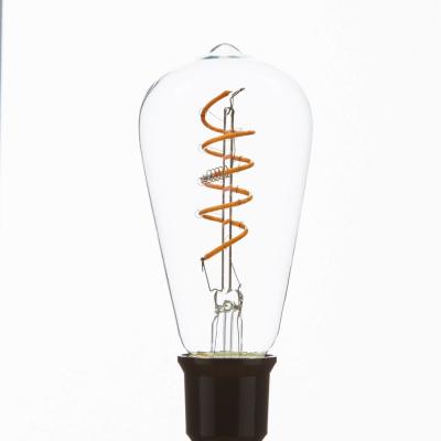 China Vintage LED Warehouse Bulb 4W ST64 Dim 270LM E27 Soft Filament Bulb Light for sale