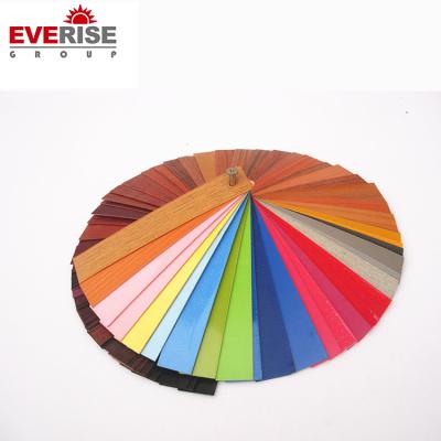 China Eco - Friendly Flexibility Melamine Pre - Gummed Dark Edging For MDF for sale