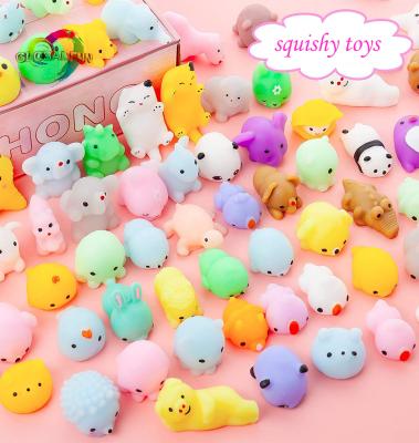 China TPR Mini Animal Squishy Push Toy Squeeze Pack Random Squeeze Party Toys For Kids Mochi Squeezable Soft Cute Toy Stress Relief Squishy for sale