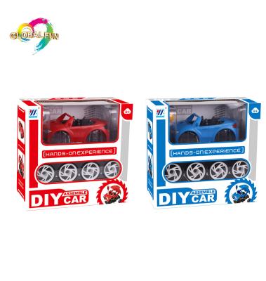 China High Quality Toy Collection Vehicle DIY Model Car Boy Gift Individual Assemble Toys Indoor Intelligence Activity Novelty Toy HY1857 for sale