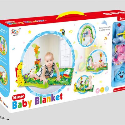 China Eco-friendly Toy Activity Gym Customized Baby Care Play Educational Musical Mat HY045 for sale