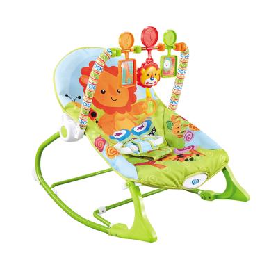 China Plastic Multi Function Collapsible Animal Doll Toy Baby Rocking Chair With Box for sale