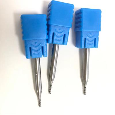 China 3Flutes CNC Machining Square HRC55 Tungsten Carbide Solid End Milling End Mill 1.5mm For Aluminum for sale