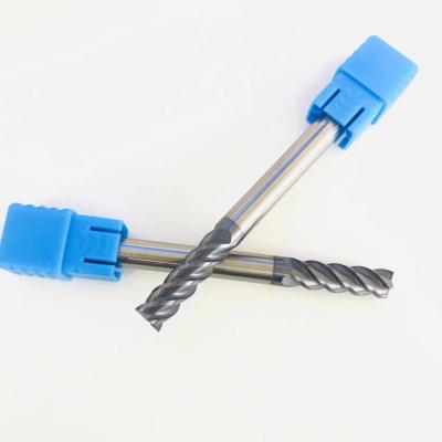 China CNC Hrc55 Shank Square Carbide Milling End Mills 6mm 20L HRC55 Long 6mm Machining End Mills for sale