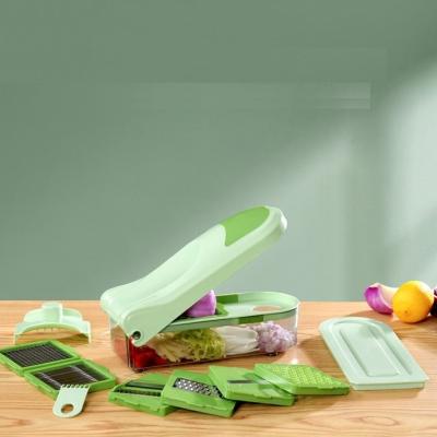 China Viable High Quality Multi Function Chopper Dicer Kitchen Slicer Vegetable Handheld Cutter for sale