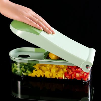 China Viable High Quality Multifunctional Manual Cutter Dicer Vegetable Kitchen Chopper Slicer for sale