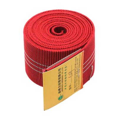 China Wholesale Red 40%PP+50%rubber+10%PET Suspension Hammock Strap Hanging Kit 5cm Wide Elastic Webbing Durable For Garden Chairs And Furniture for sale