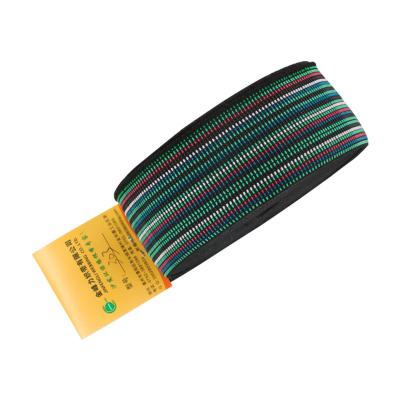 China 40%PP+50%rubber+10%PET 4.7cm red elastic belt for sofa furniture webbing for sale