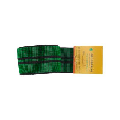 China 40%PP+50%rubber+10%PET green elastic furniture accessory 4.5cm belt for sofa for sale