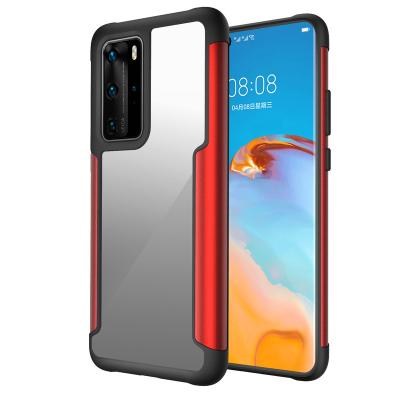 China Hot Selling Anti-drop For Huawei P40 Pro Plus/p40 pro/P40, Shockproof Metal +TPU+PC Hybrid Phone Case, Custom Logo Available for sale