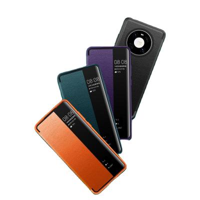 China Window Touch Function Flip Shockproof Smart Case For Huawei Mate 40 for sale