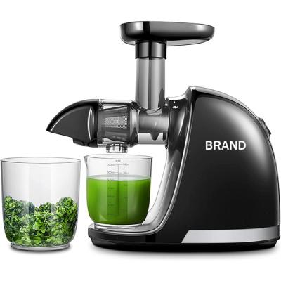 China Reverse Exclusive Horizontal Wheatgrass Slow Juicer Design Top Amazon Function Cold Press for sale