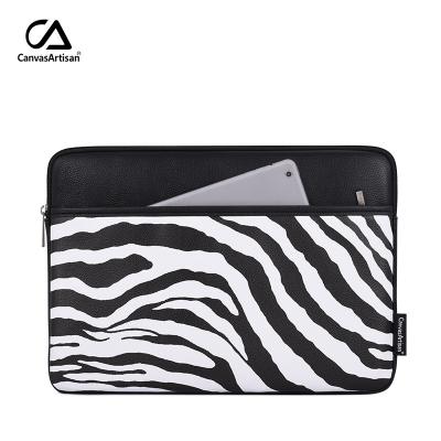 China Fashion Wholesale Slim Waterproof PU Protective Bag Laptop Sleeve For Macbook Pro for sale