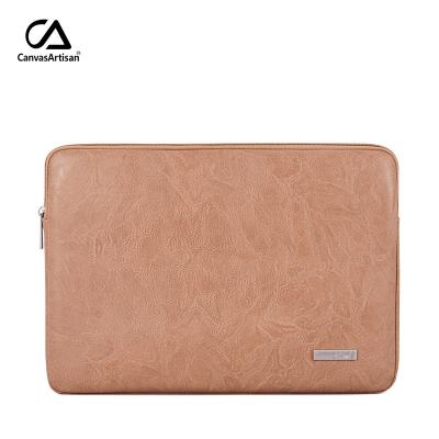 China Fashion In Stock PU Notebook Bag Slim Waterproof Laptop Sleeve For Microsoft for sale