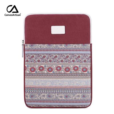 China Fashion notebook thin waterproof bag high quality canvas in the current national style laptop wholesale bags sleeve for sale