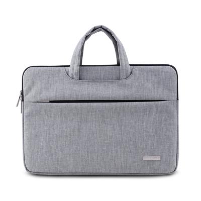 China Business In Stock Waterproof Thin Bag High Quality Polyester Wholesale Laptop Sleeve With Handle for sale