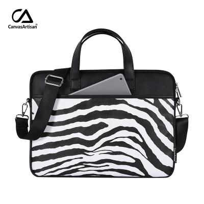 China Direct High Quality PU Briefcase Fashion Factory Supply Notebook Bag Thin Waterproof Laptop Sleeve With Handle for sale