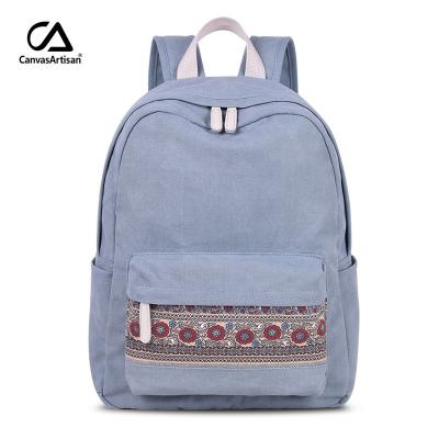 China Other Casual Ethnic Canvas Bag Backpack for sale