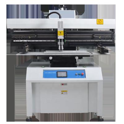 China SMT PCB Assembly Production Line New Style 1.2 Meters For PCB Production Line Semi Automatic Printer SMT Solder Paste Machine for sale