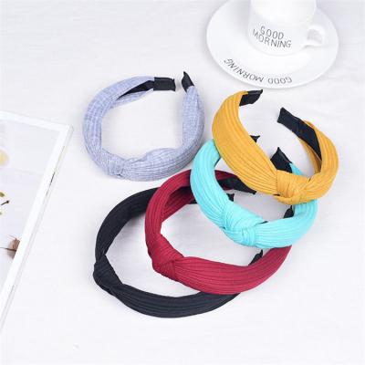 China Fashionable fashionable knotted headband girl's sweet headbands from factory direct sales smart casual modern style children's headband for sale