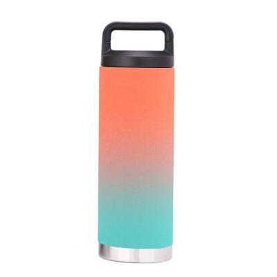 China Custom Stainless Steel PORTABLE Hot Water Bottle Gym Water Bottle Amazon Hydrogen Gym Water Bottle Flask for sale