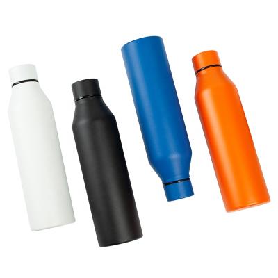 China Dual Wall Stainless Steel Sports Water Bottle PORTABLE Running Vacuum Insulated Drink Bottle Camping Flask for sale