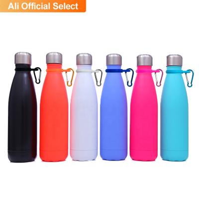 China RTS 1 Pcs 500ml Double Wall Vacuum Water Bottle PORTABLE Stainless Steel Cola Shaped Insulated Water Bottle for sale