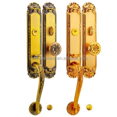 China Zinc Alloy [Zinc Alloy]Antique design front single door lock handle designs with good price for sale