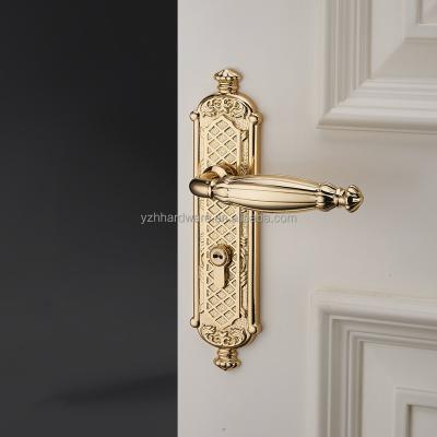 China Full Brass [Full Brass]High quality classic universal door lock handle for indoor for sale