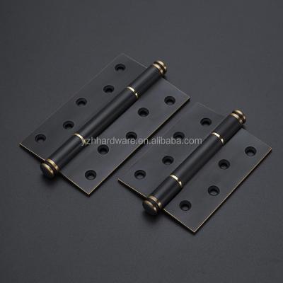 China Living room 5 inch full brass high quality 3mm thickness door hinge for wooden door lower price for sale