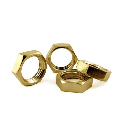 China Nickel Plated Brass Lock Nut Flexible For Pipe Connecting Fittings for sale