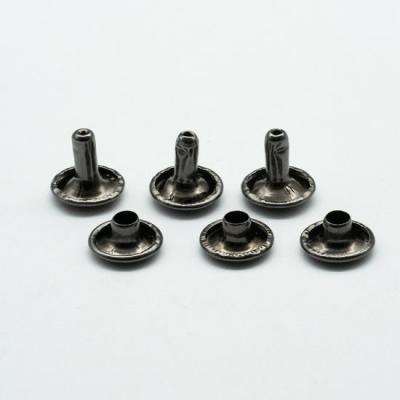 China Antiek Messing Solid Messing Double Cap Rivets Voor Leer ambachten Reparatie roestvrij staal Te koop